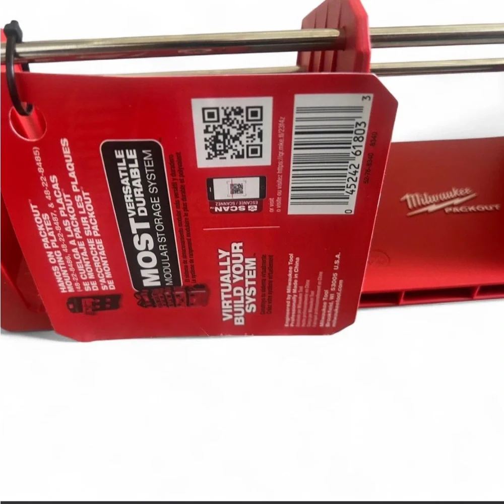 Milwuakee PACKOUT Red Piler Rack